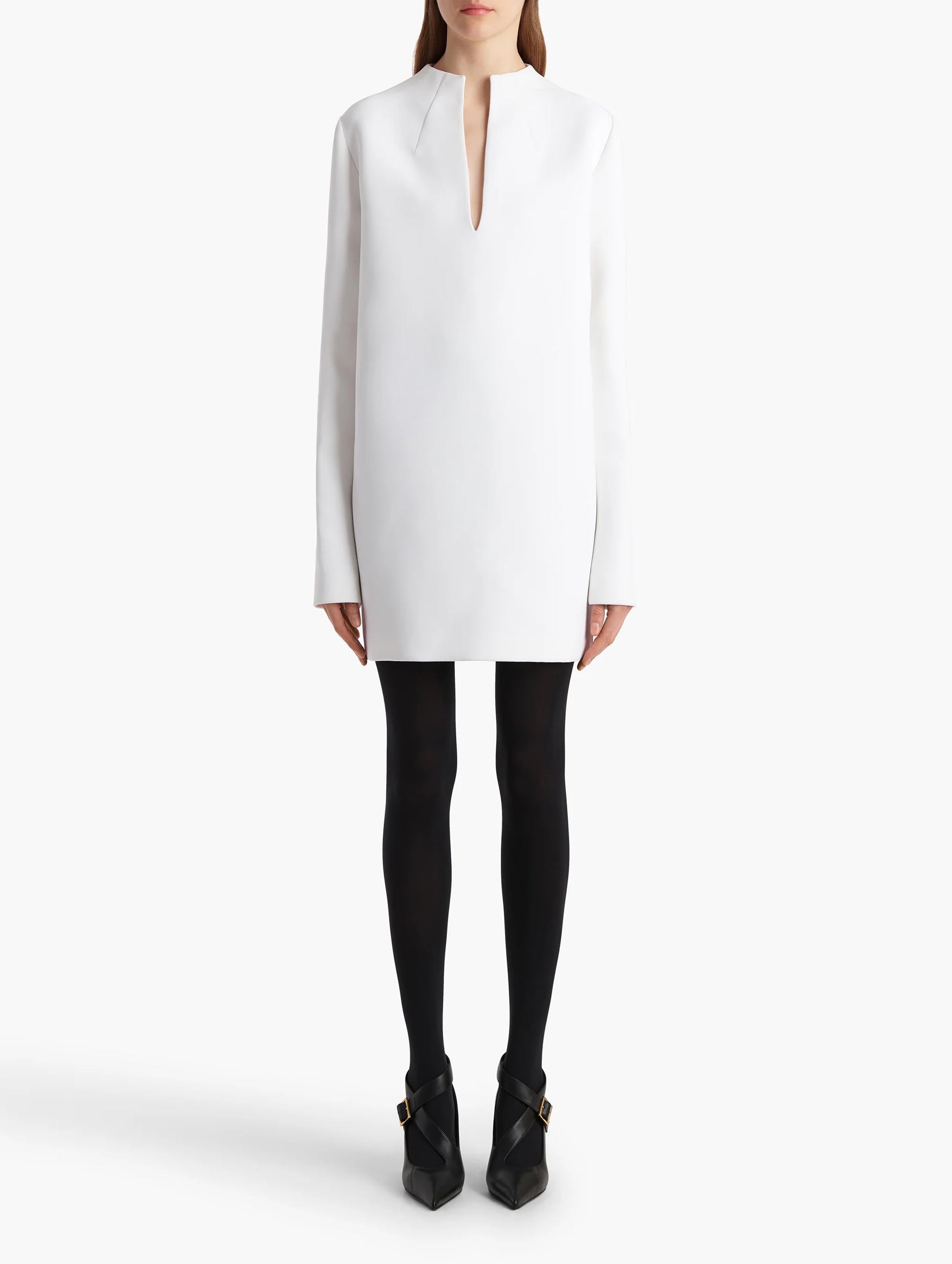 Aleena Dress in Chalk