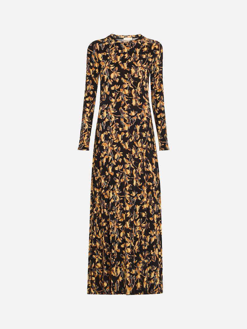 Amari Jersey Long Sleeve Dress in Solaris