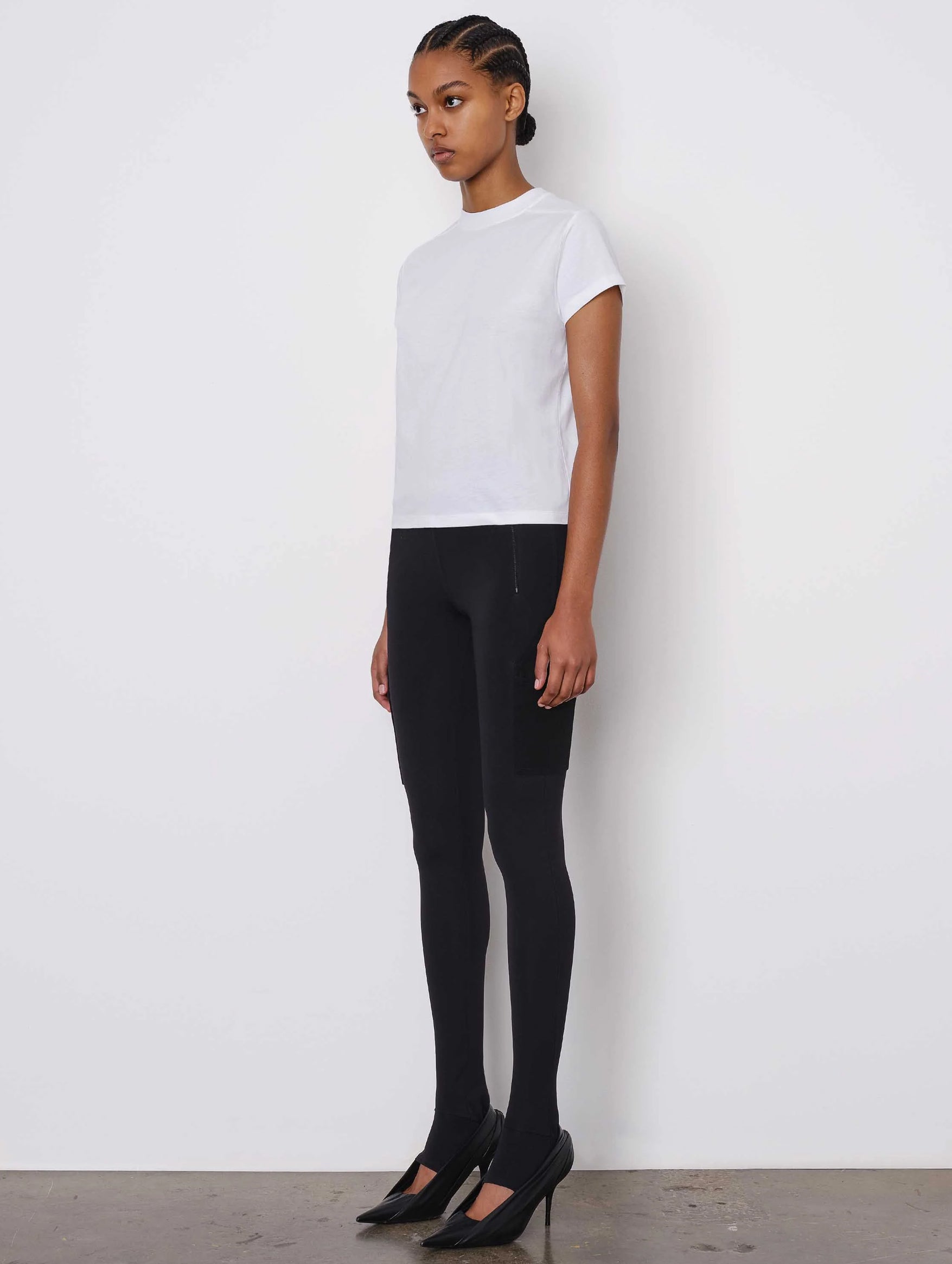 Crop T-Shirt in White