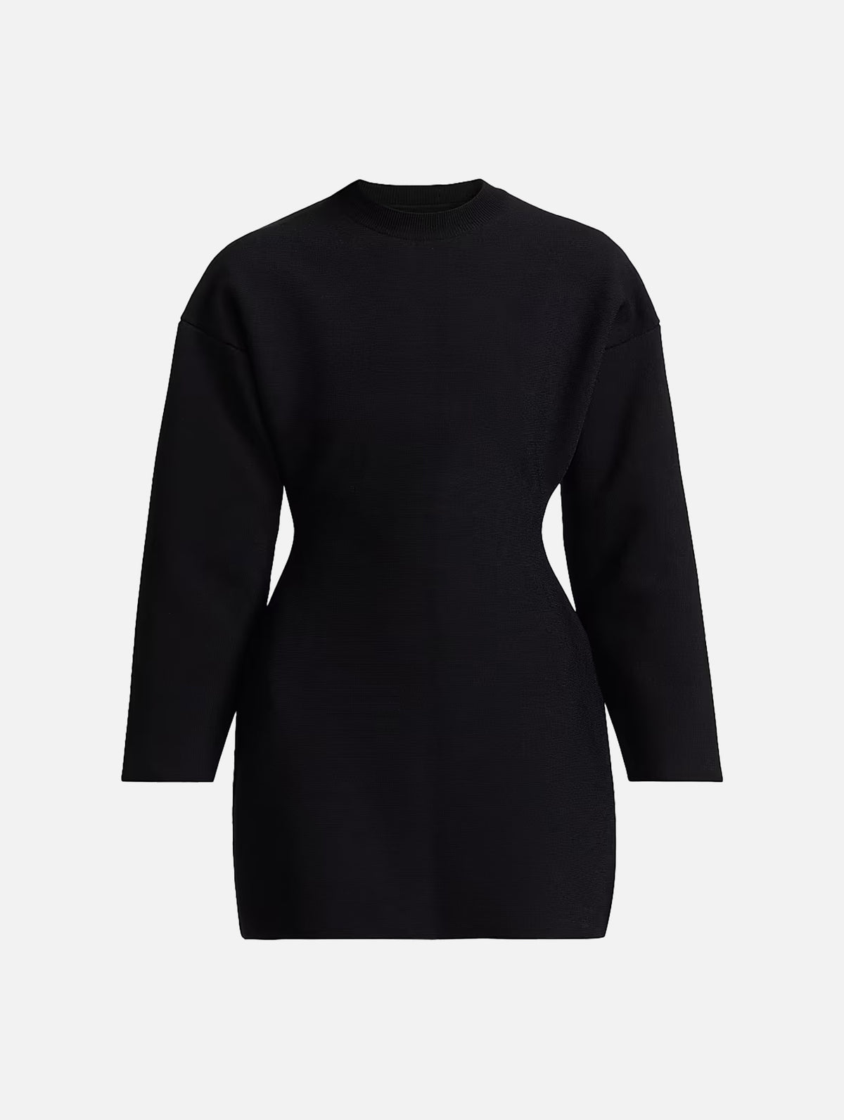RHW Power Knit Dress in Black