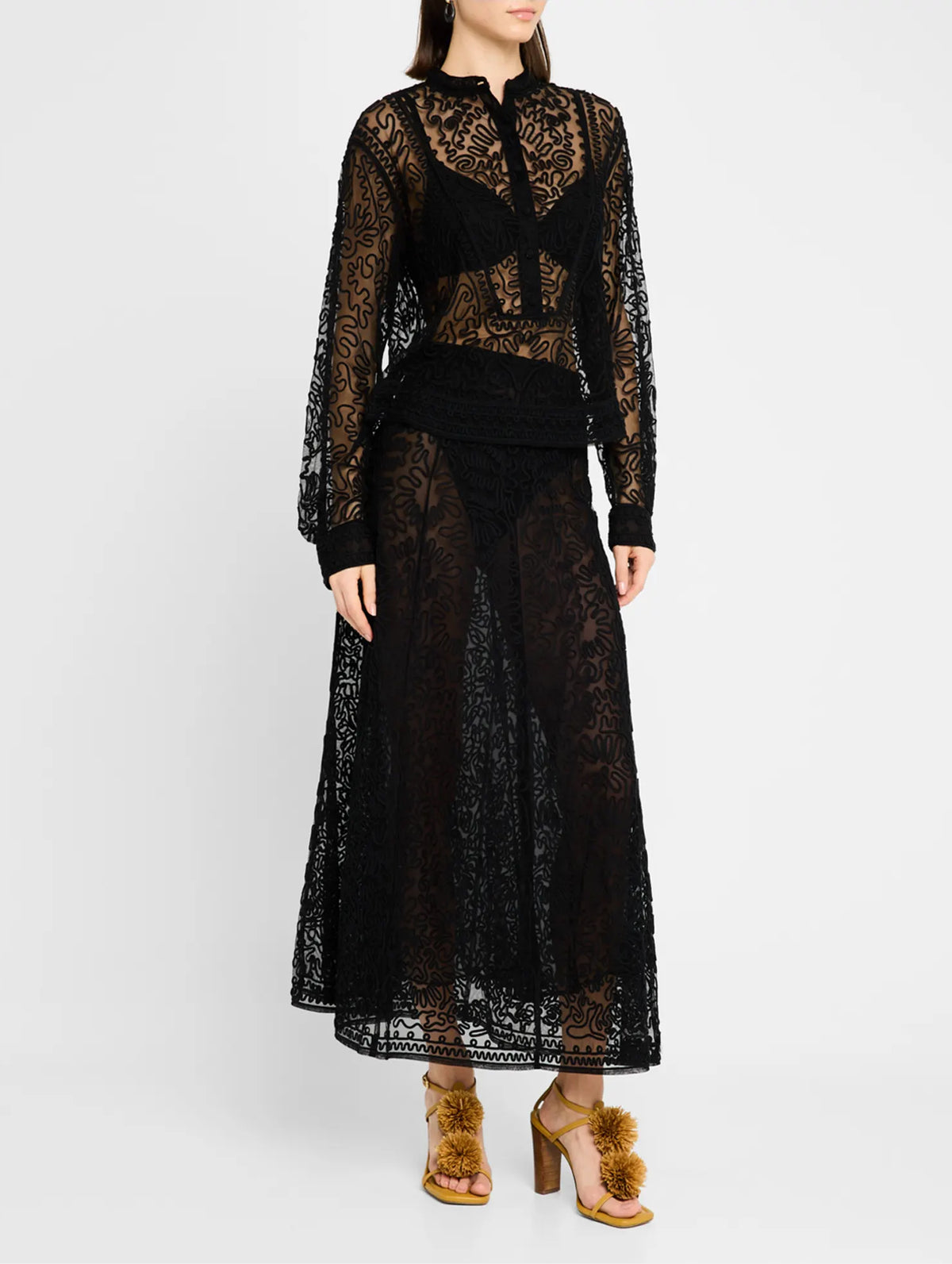 Katja Skirt in Noir