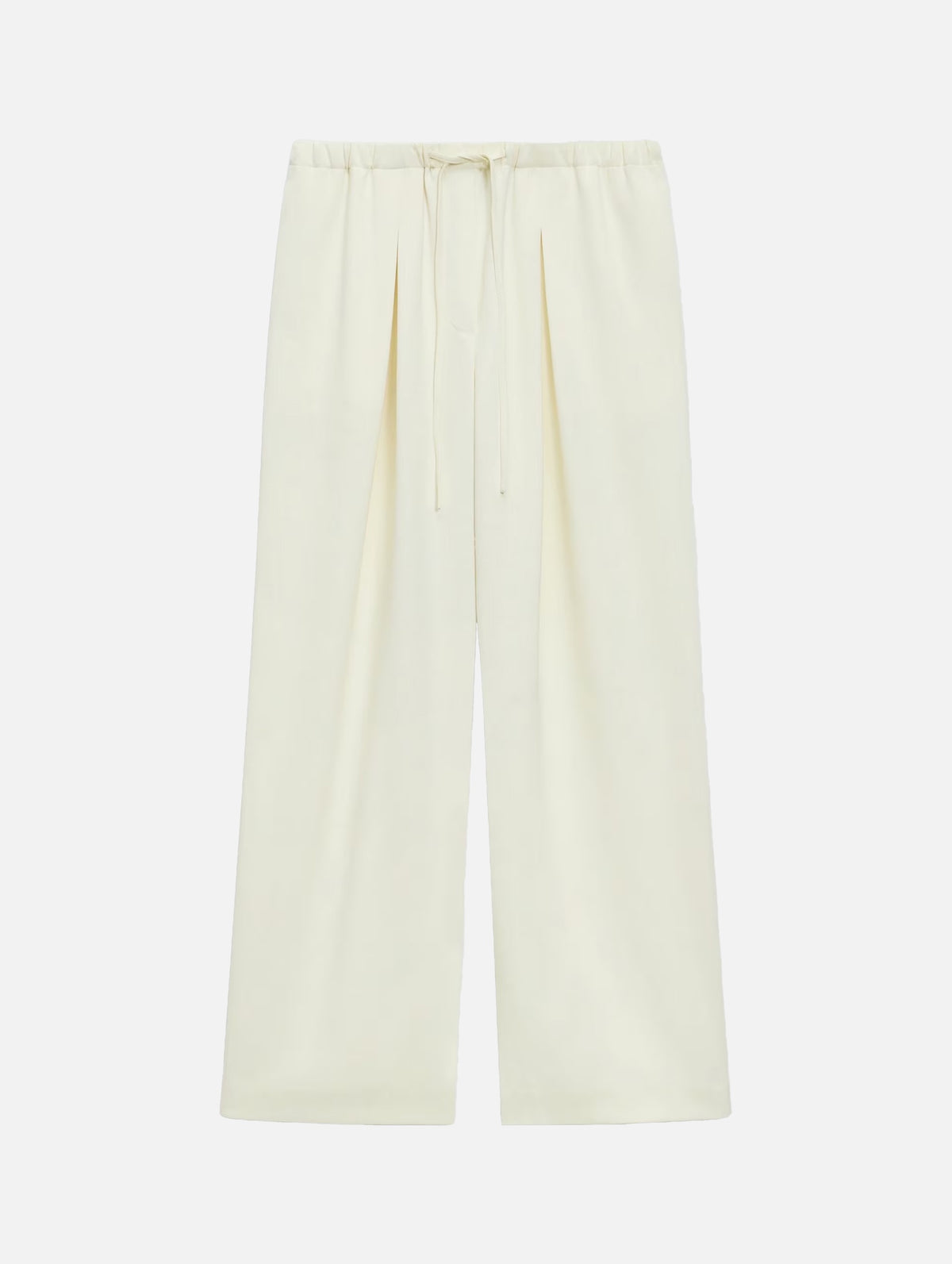 Pleat Casual Pant in Rice