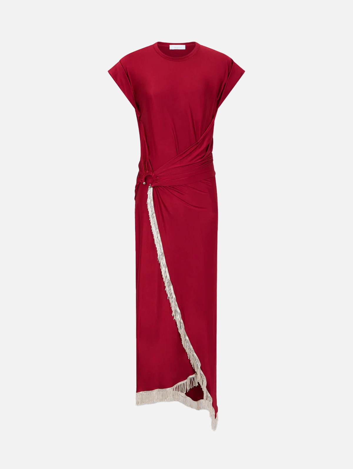 Robe Long Dress in Ruby Red