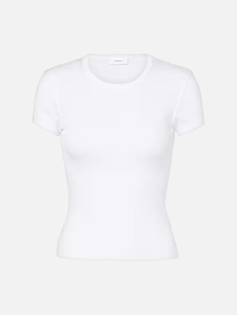 Crop T-Shirt in White