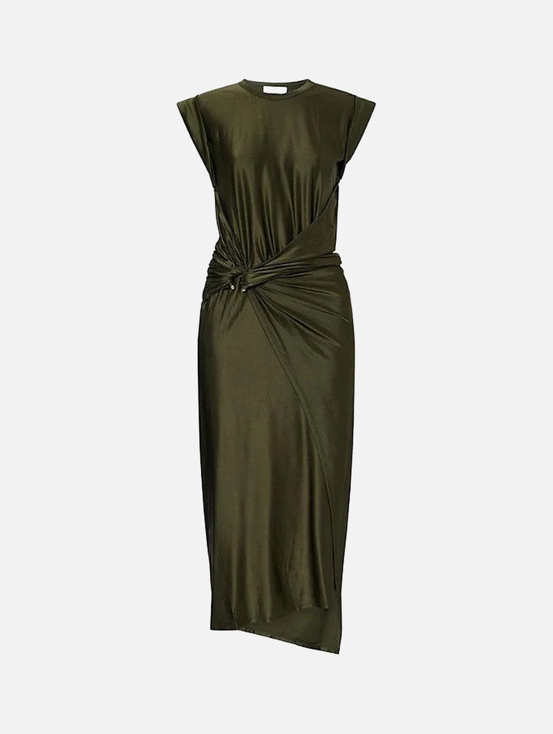 Robe Long Dress in Khaki
