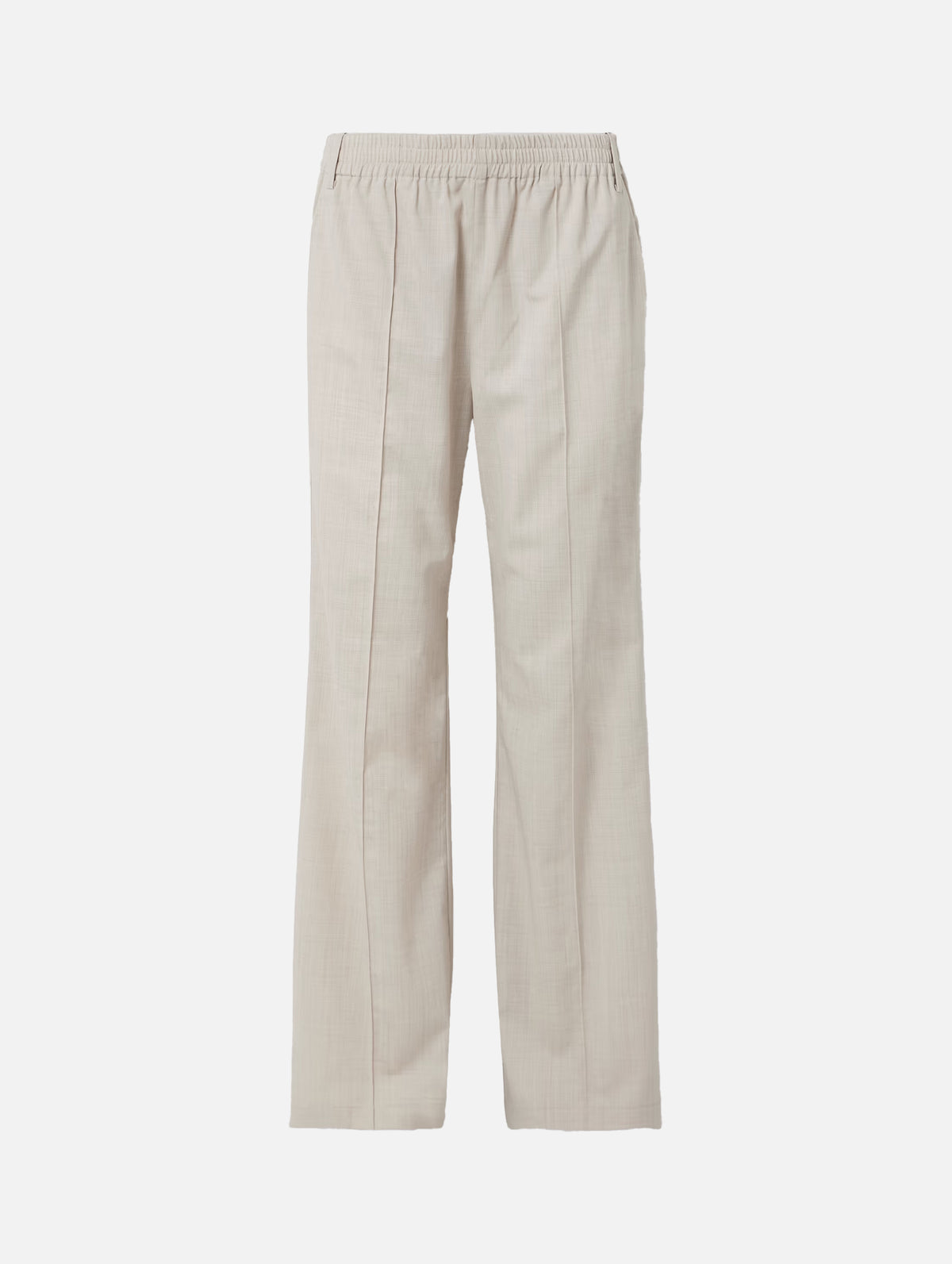 Tropical Wool Short Scottie Jogger in Oatmeal Melange