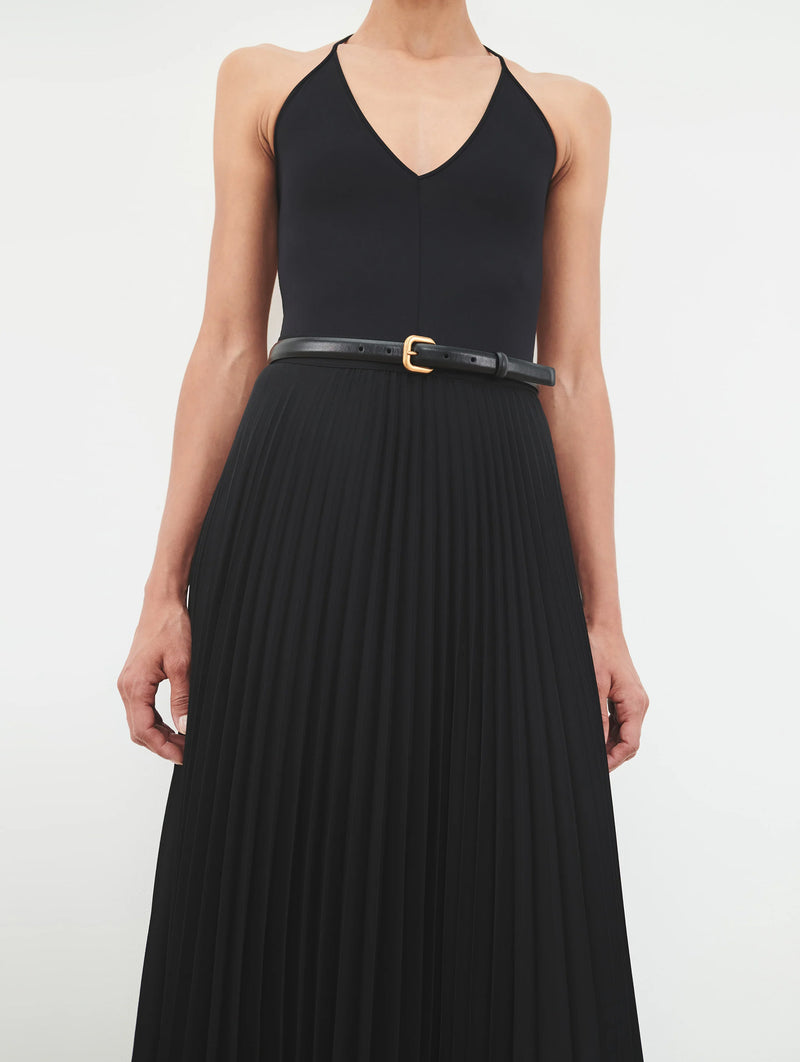 Pleated Skirt in Black