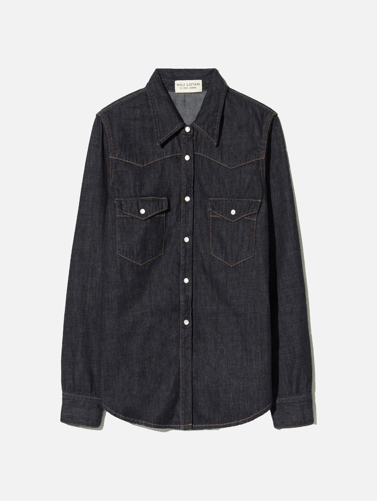 Travis Shirt in Indigo Rinse