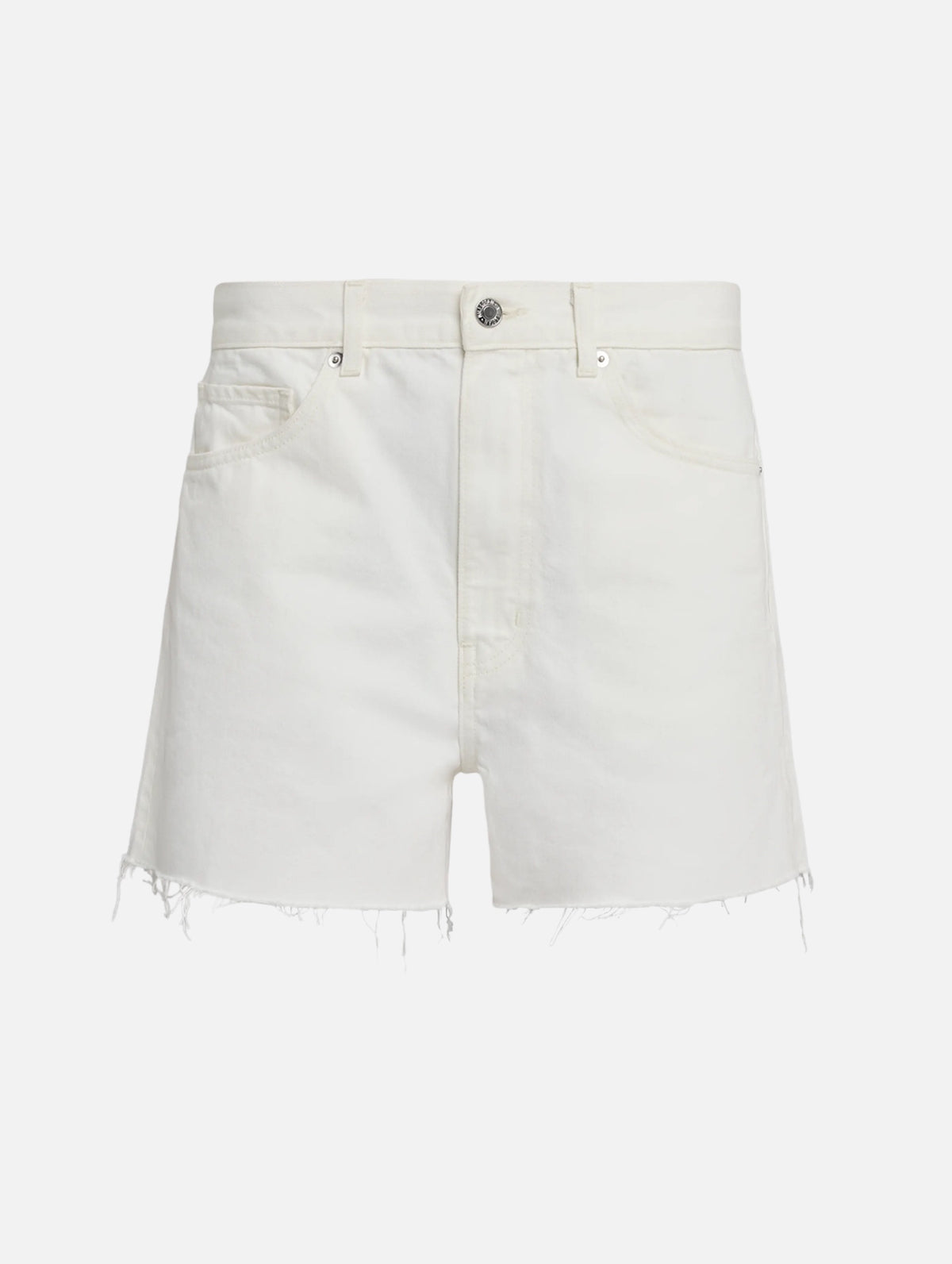 Cobain Denim Short in Cream