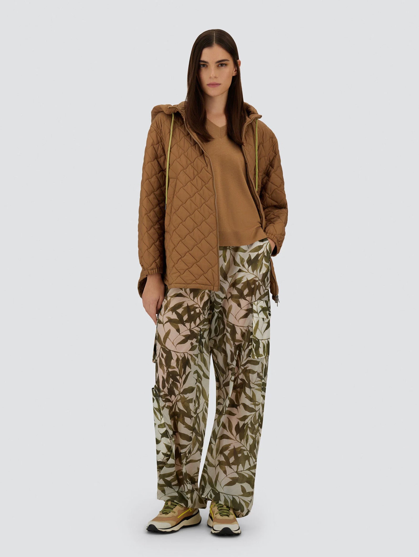 A-Shape Jacket in Ecoage Camel