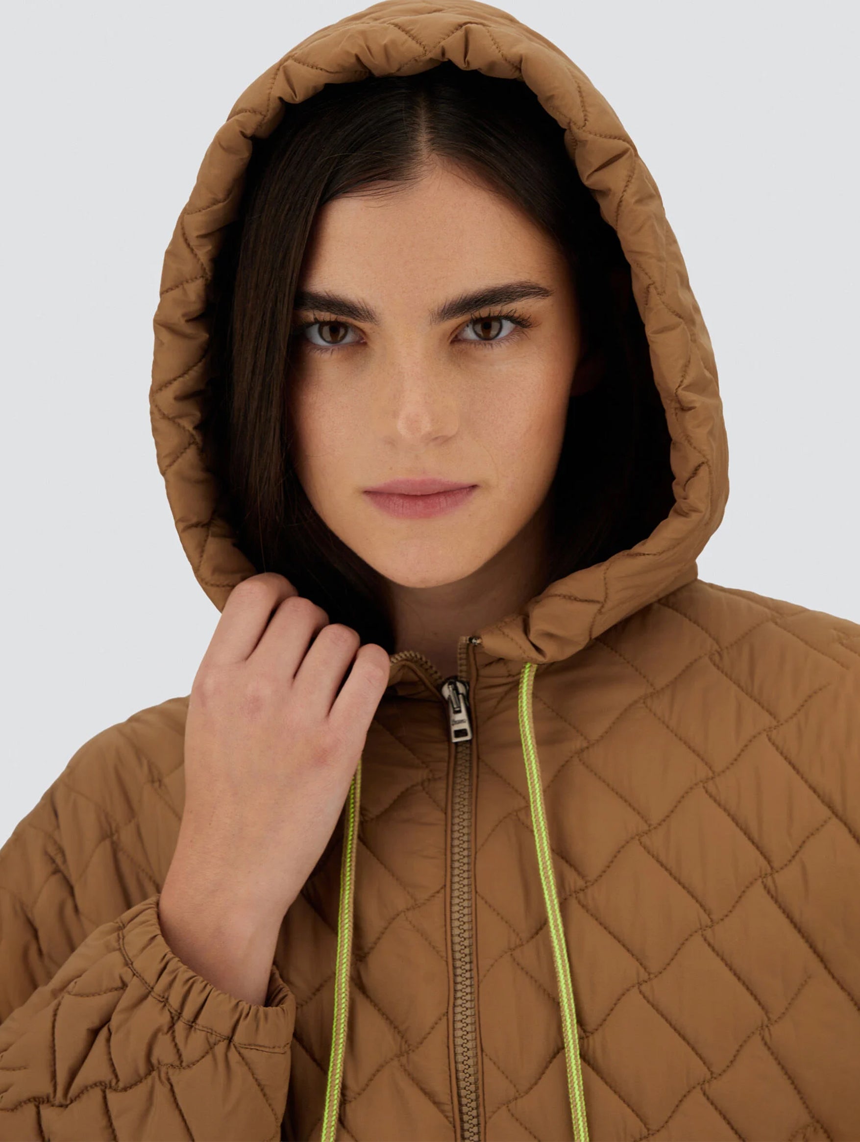 A-Shape Jacket in Ecoage Camel