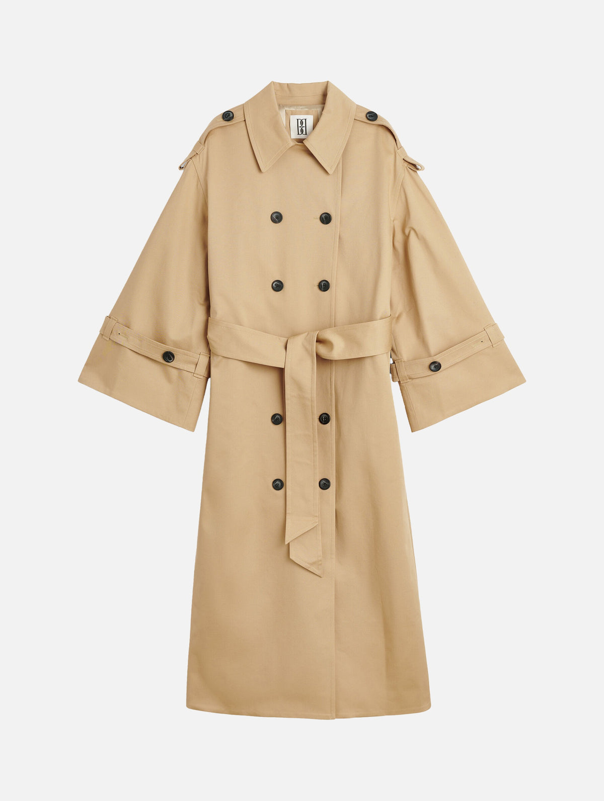 Alanis Trench Coat in Sand Beige