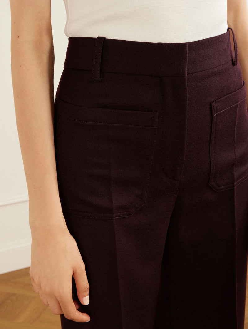 Alina Trouser in Acai