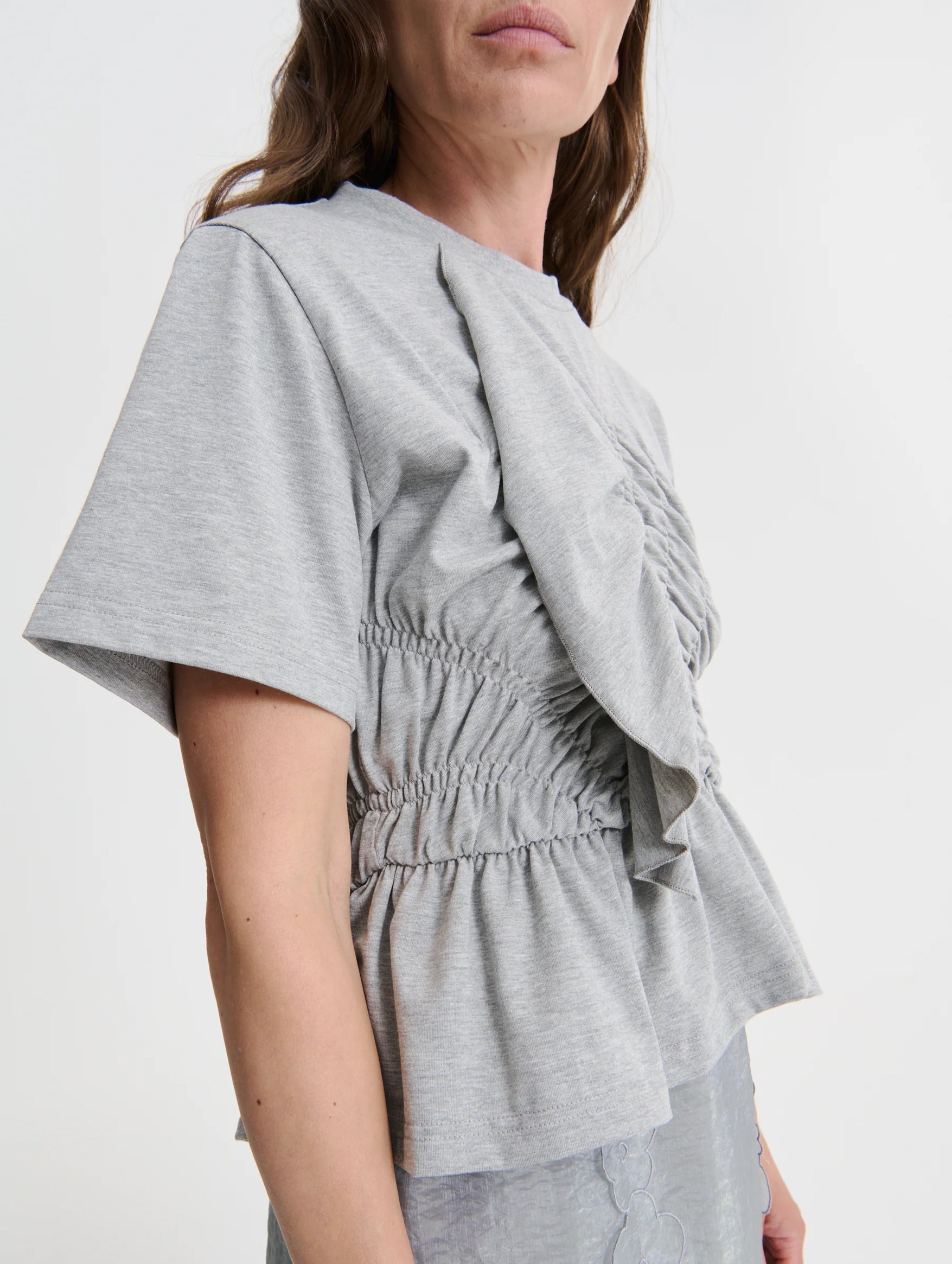 Ace Top in Grey Melange