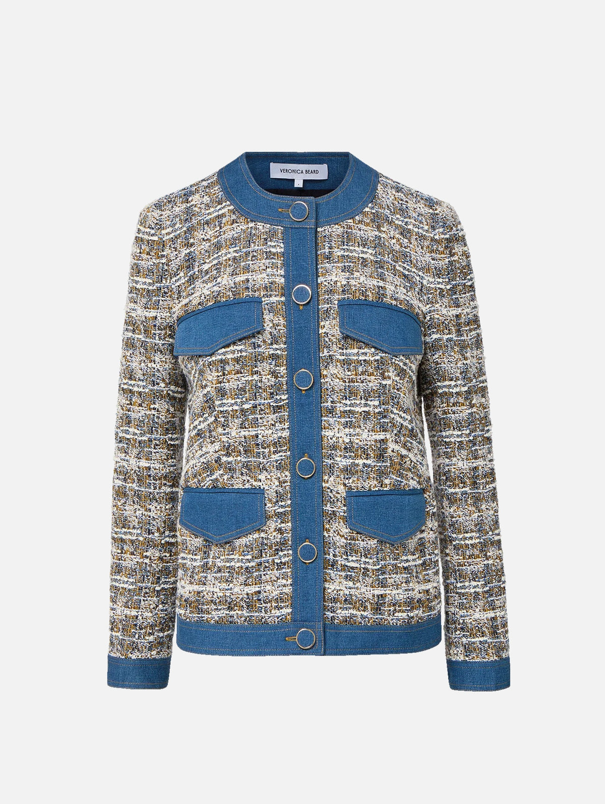 Ainslie Jacket in Navy Multi
