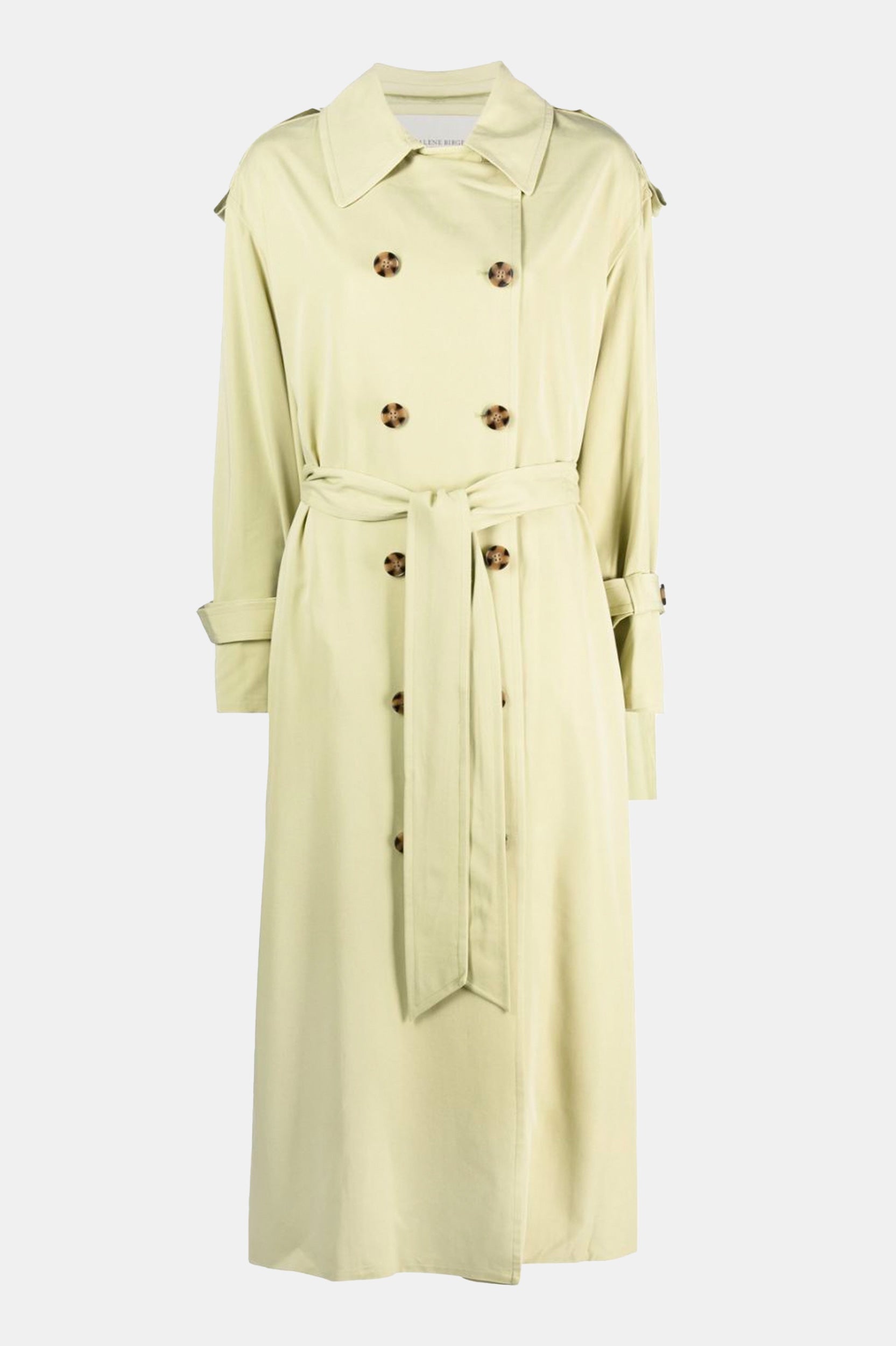 Alanis Trench Coat in Weeping Willow By Malene Birger MUSE