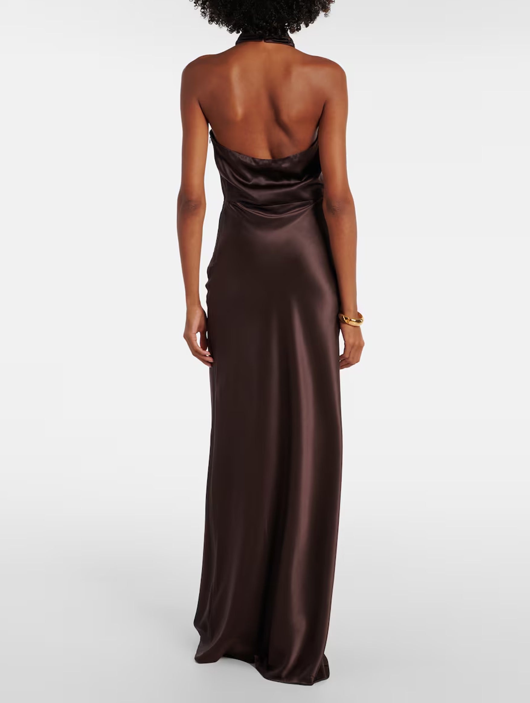 Alberta Dress in Dark Chocolate