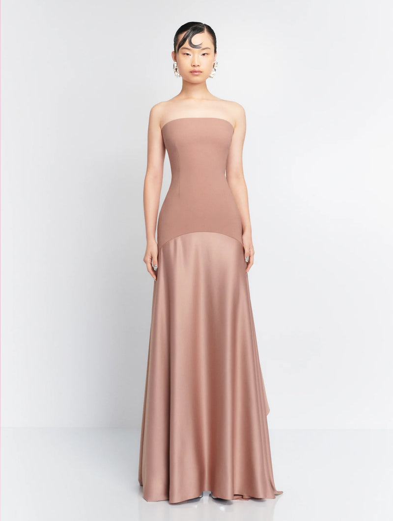 Alessandra Maxi Dress in Cocoa