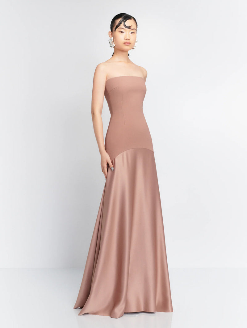 Alessandra Maxi Dress in Cocoa