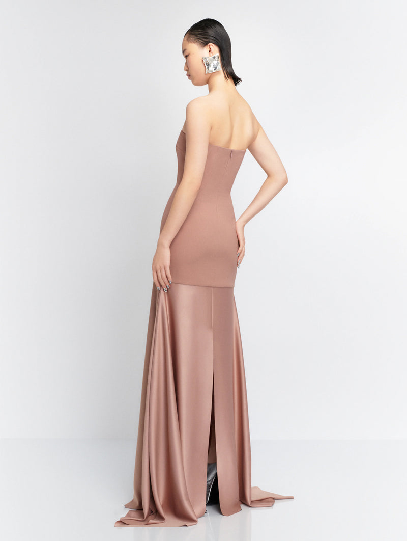 Alessandra Maxi Dress in Cocoa