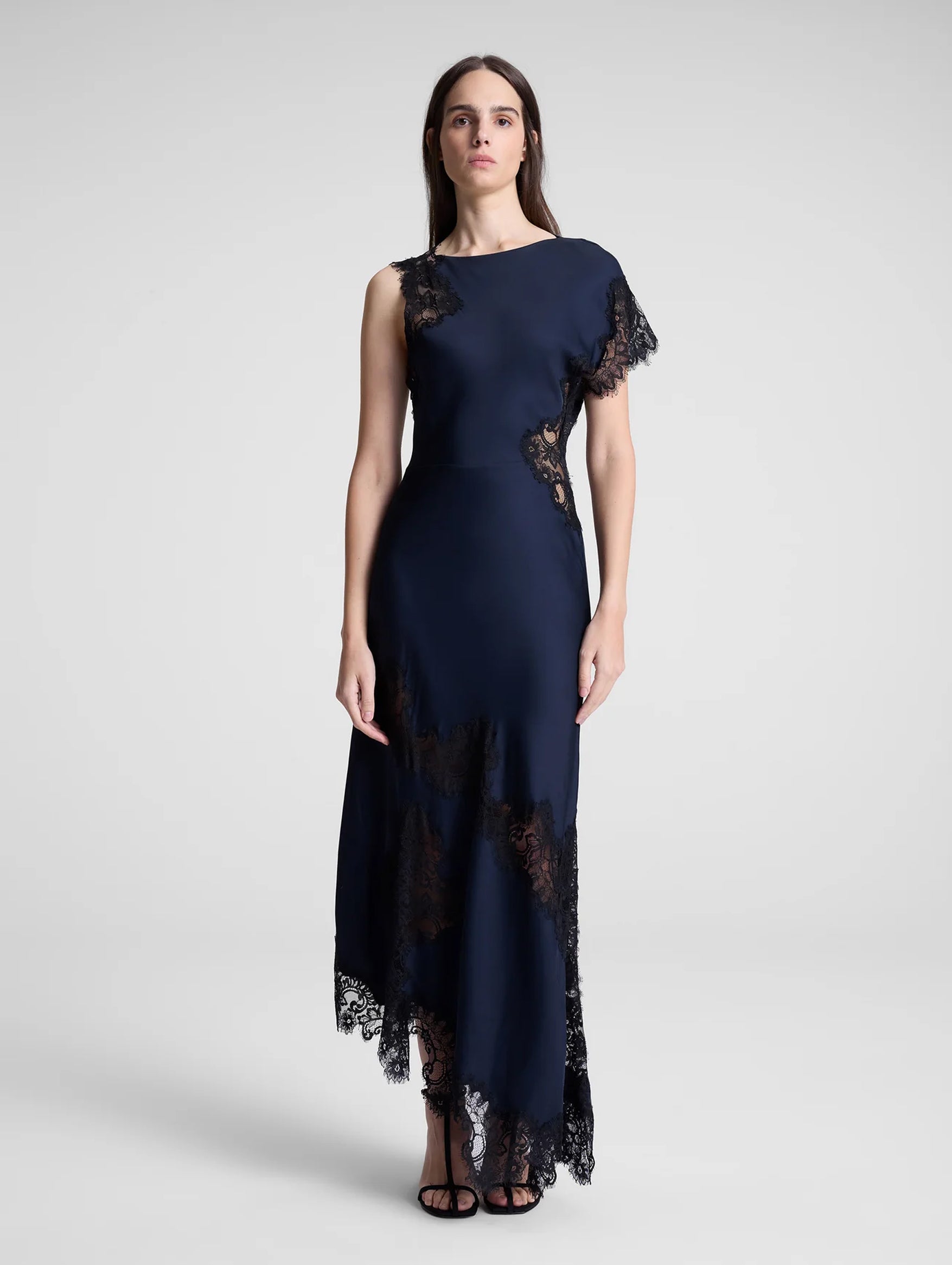 Alessia Dress in Dark Sapphire