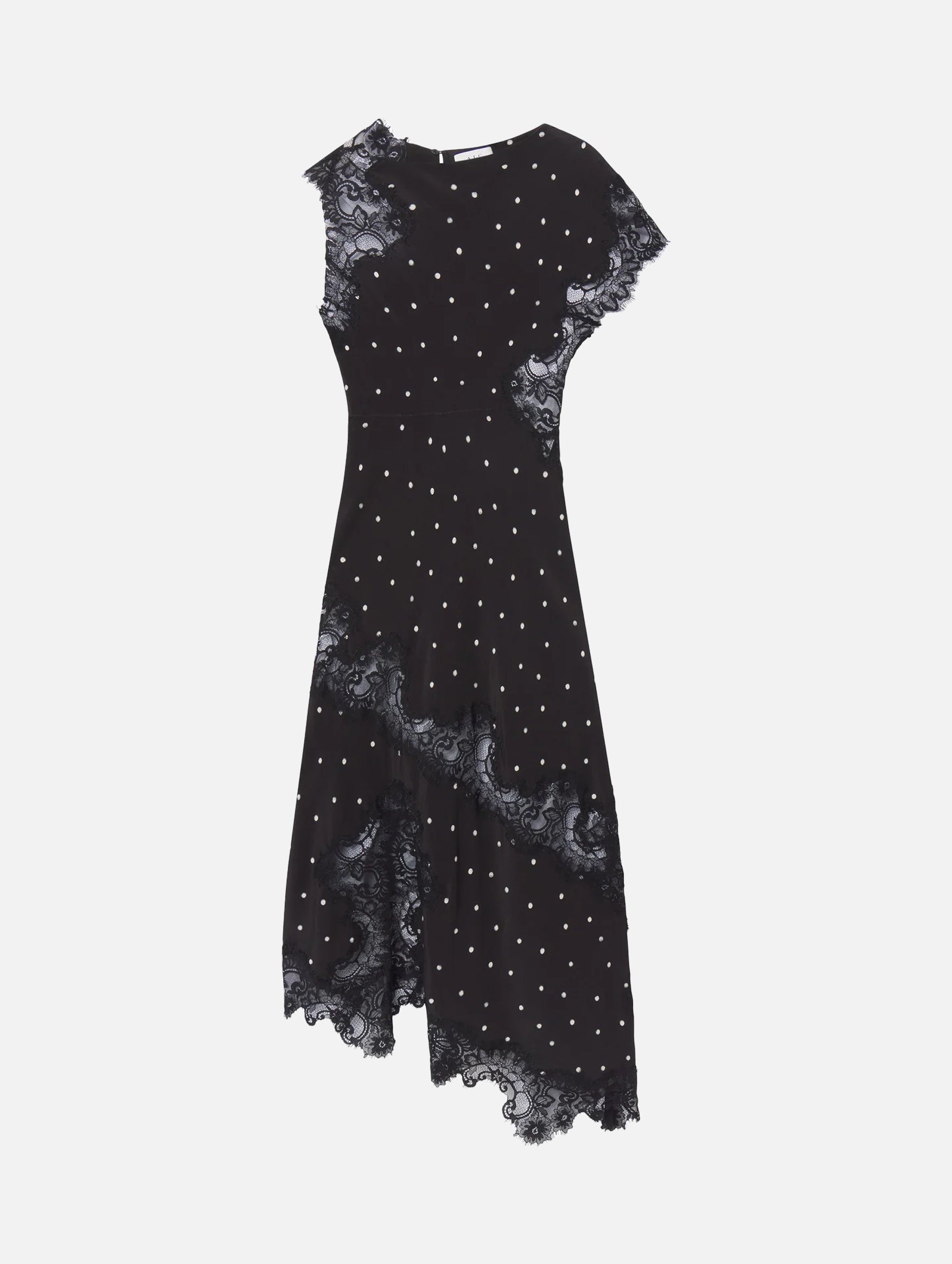 Alessia Dress in Black and Cream