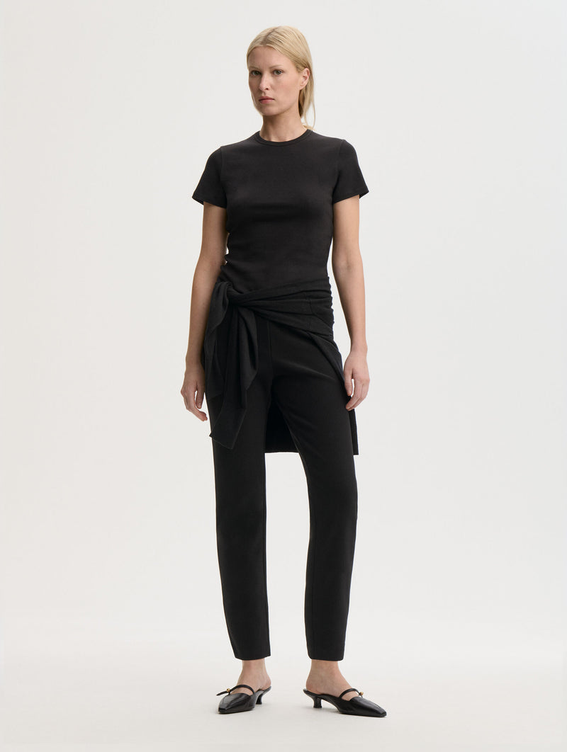 Alicia Organic Cotton T-shirt in Black