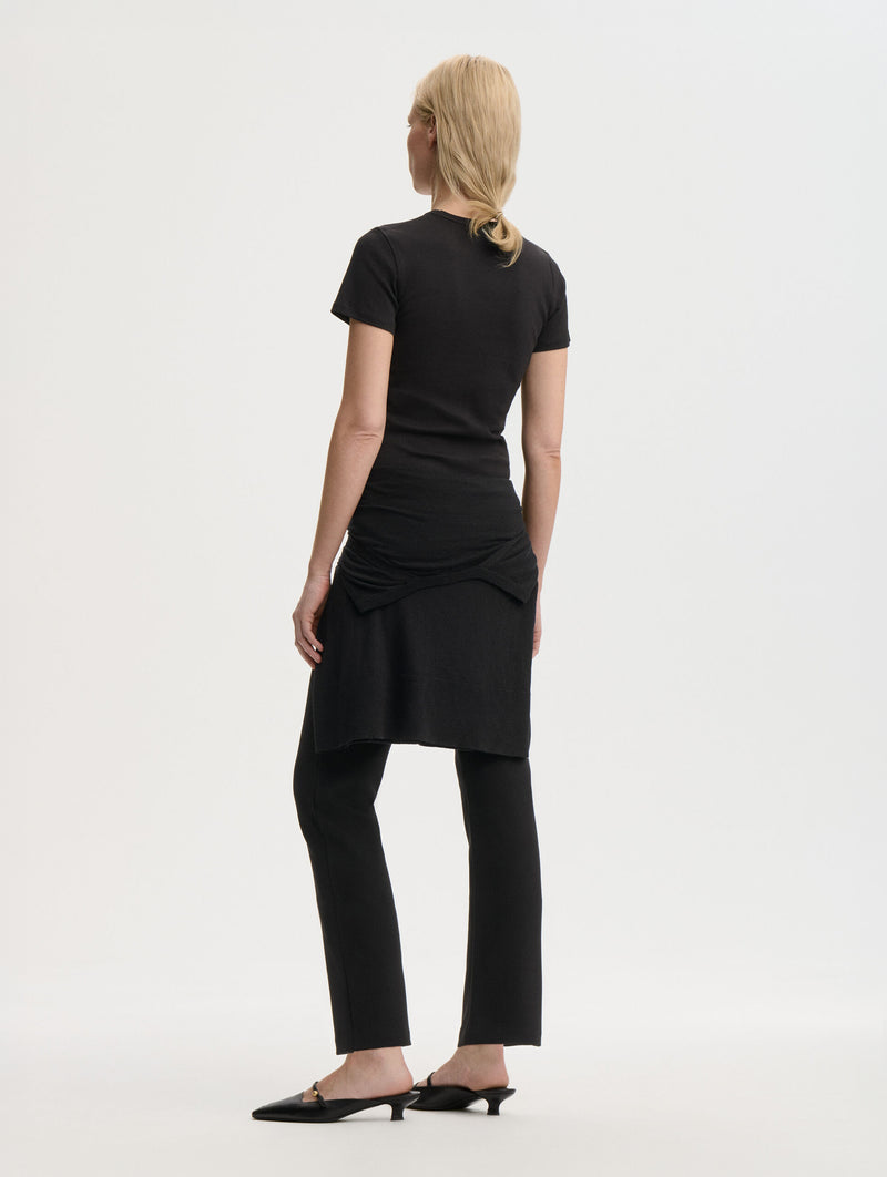 Alicia Organic Cotton T-shirt in Black