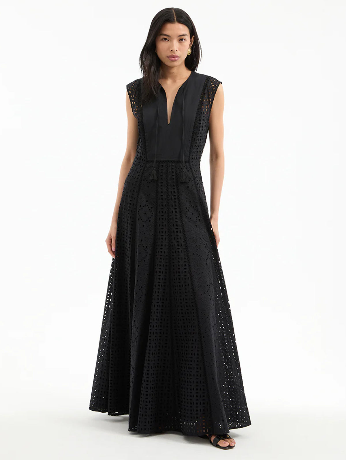 Alina Maxi Dress in Black