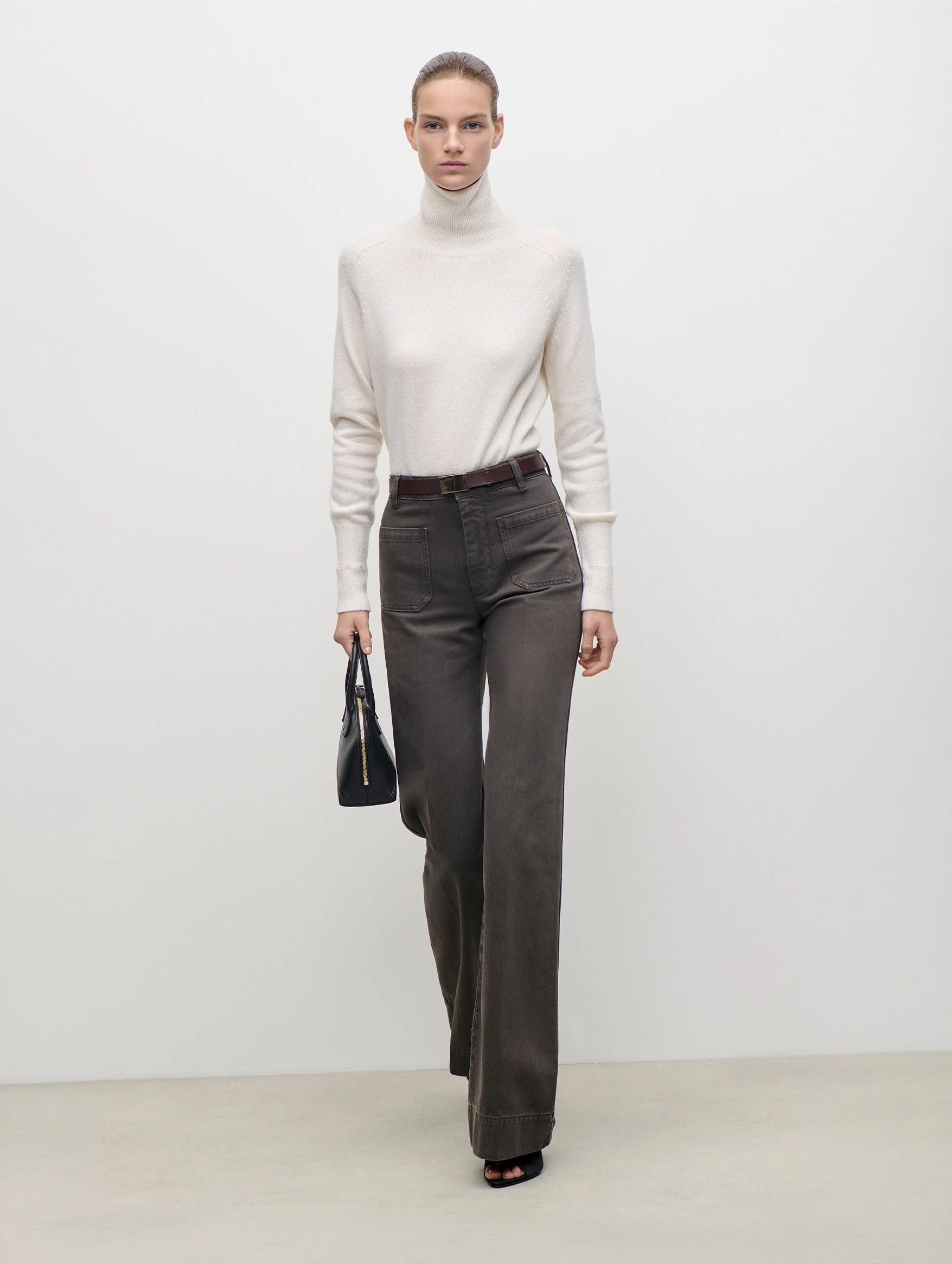 Alina Jean in Fossil Grey 32"