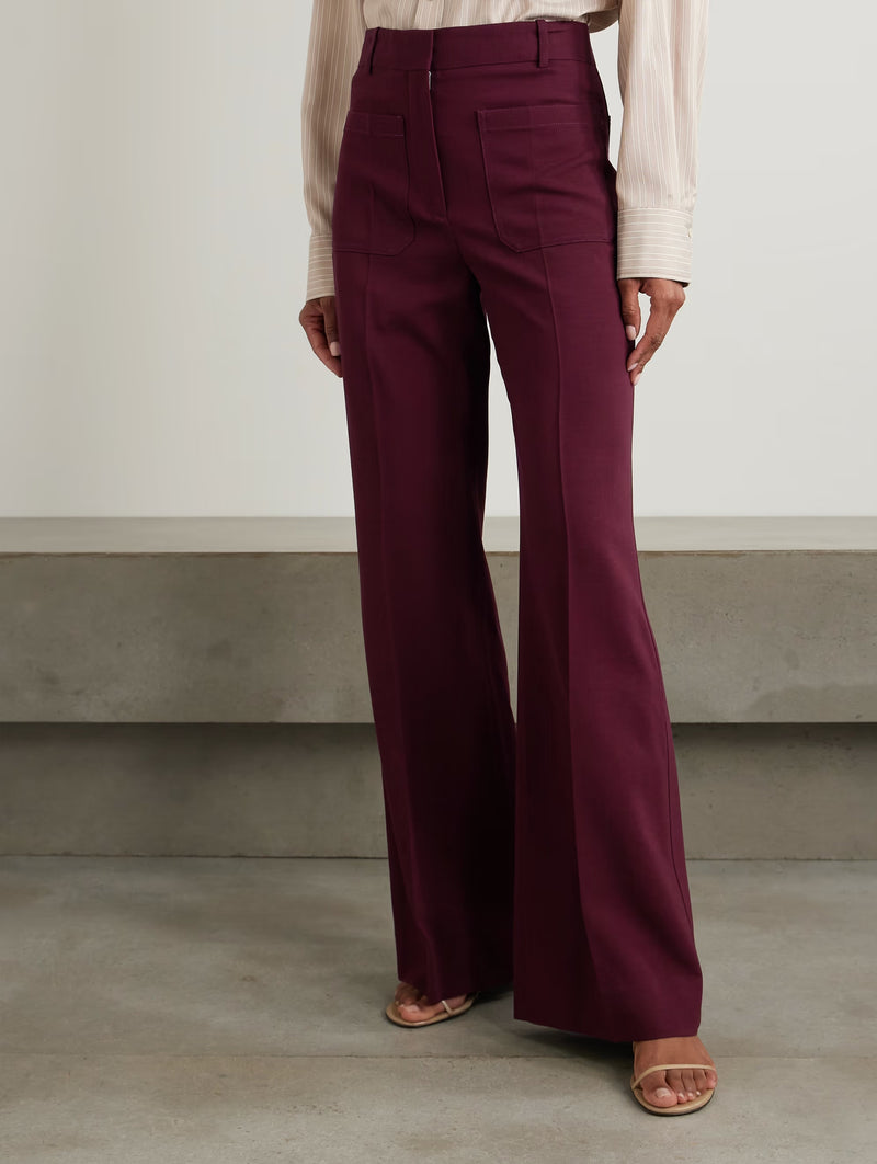 Alina Trouser in Port