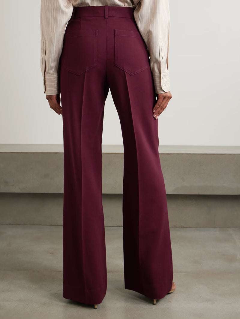 Alina Trouser in Port