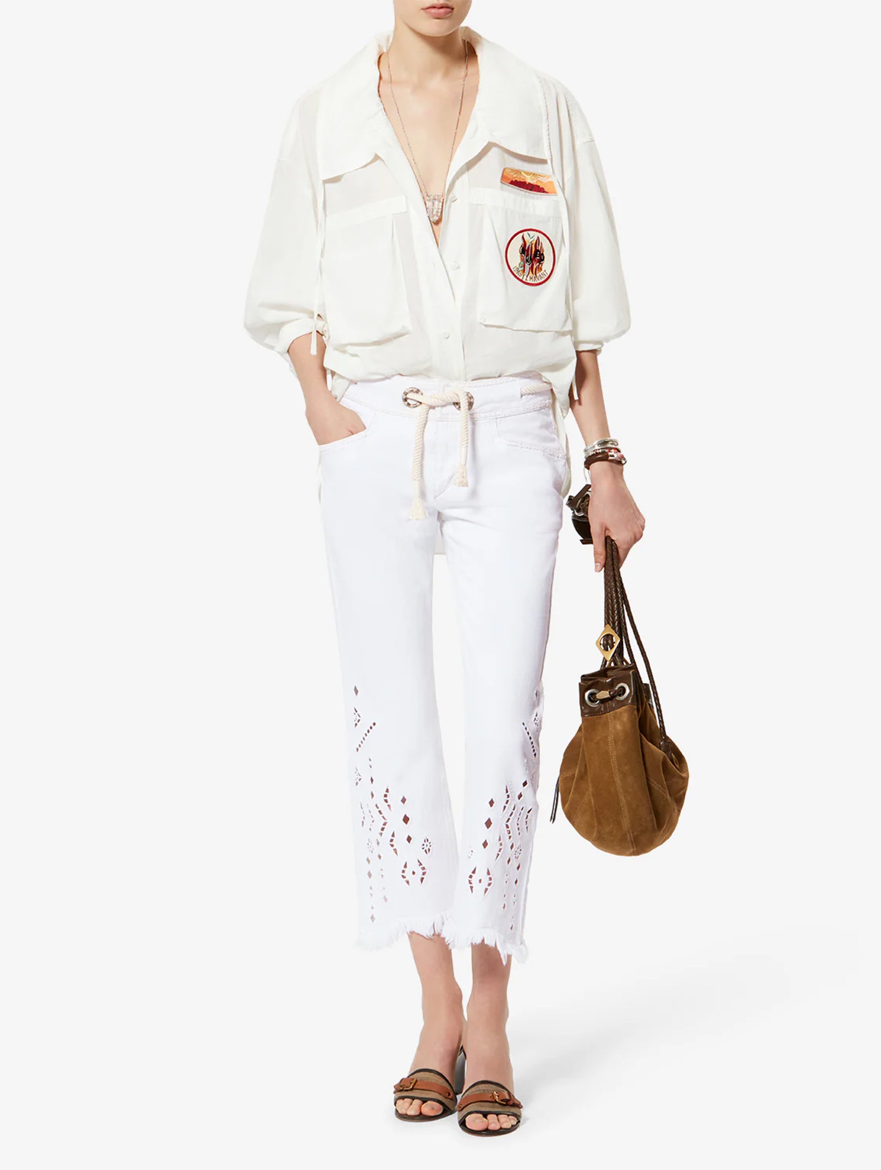 Alison Pants in White
