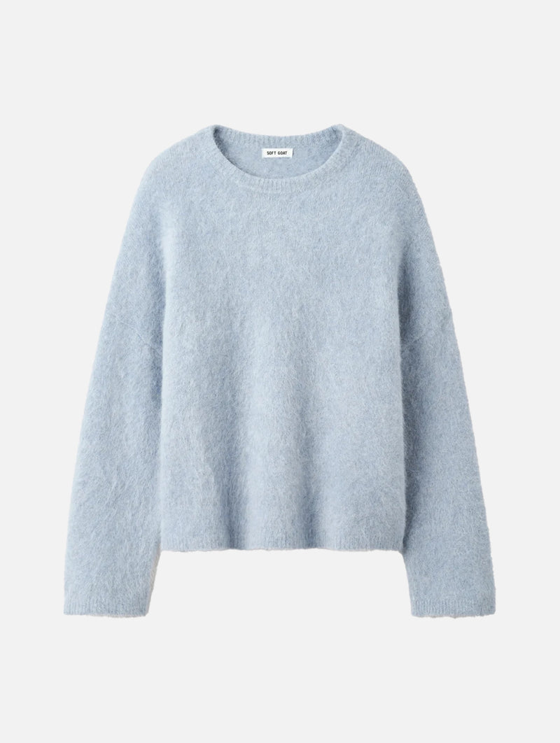 Alpaca Crewneck in Light Blue