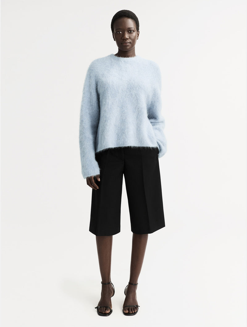 Alpaca Crewneck in Light Blue