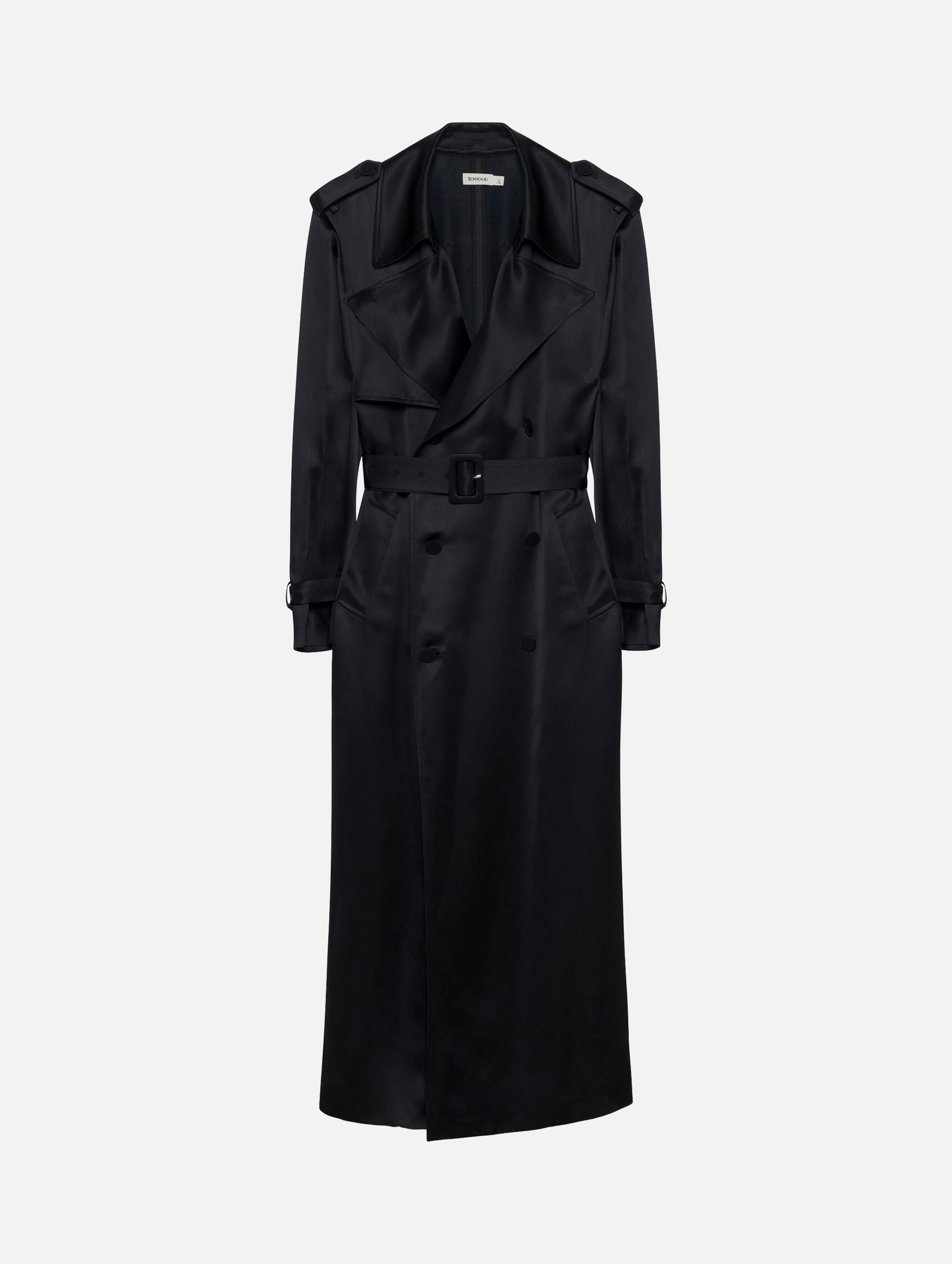 Alvida Belted Coat in Black