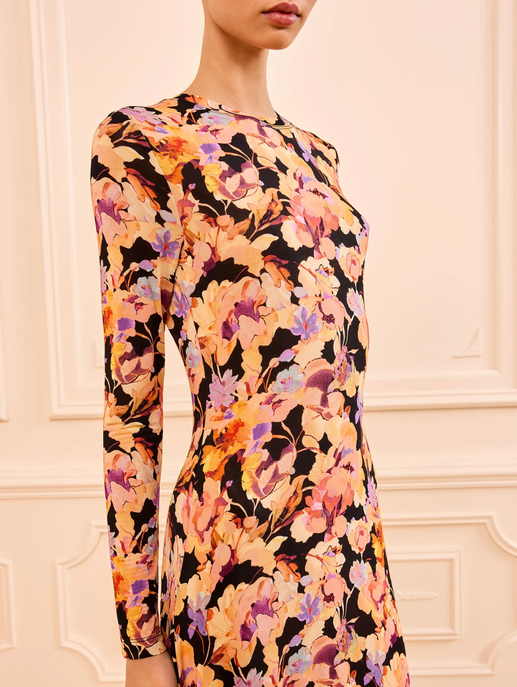 amari jersey long sleeve dress Ulla Johnson Amari Jersey Long Sleeve Dress