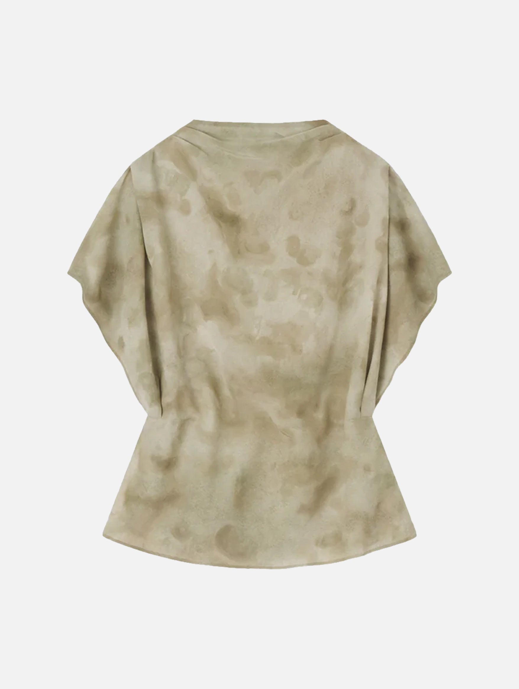 Amaya High Neck Top in Clouds