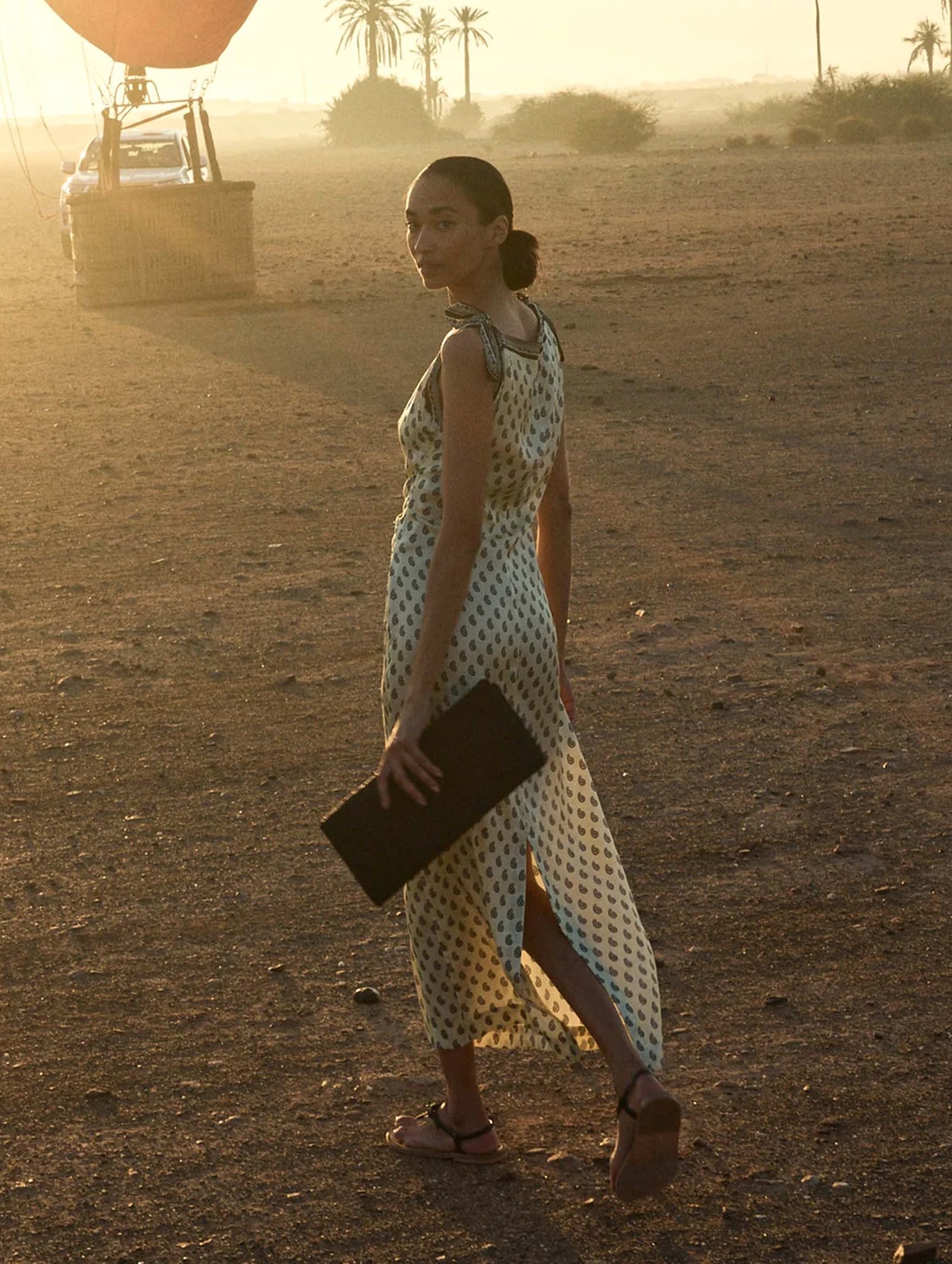 Amorette Dress in Sunlight Taormina Paisley