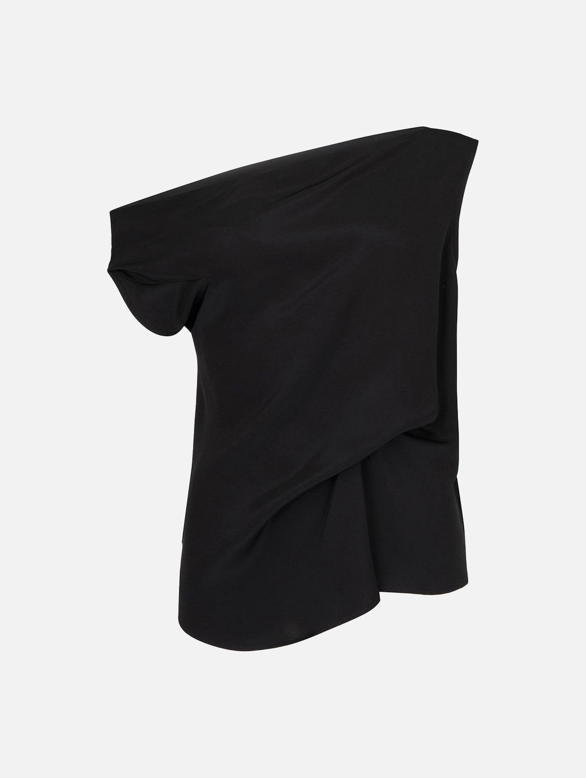 Amory Top in Black Silk