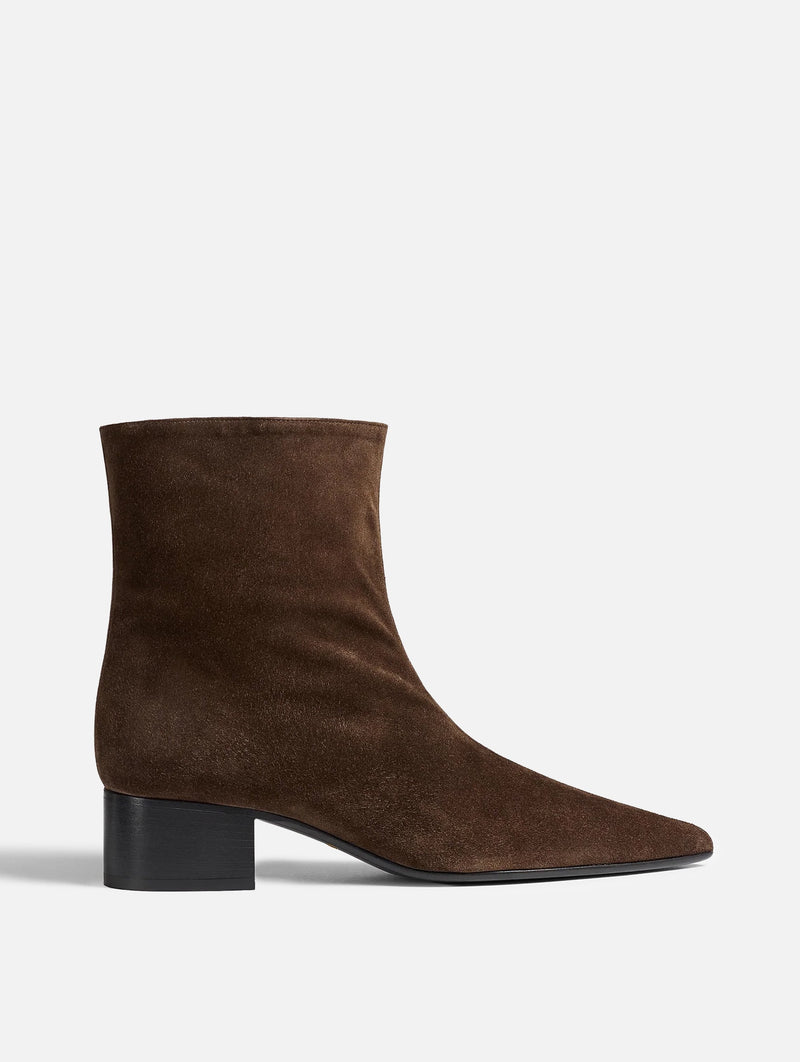 Andee Ankle Boot in Ebano Suede