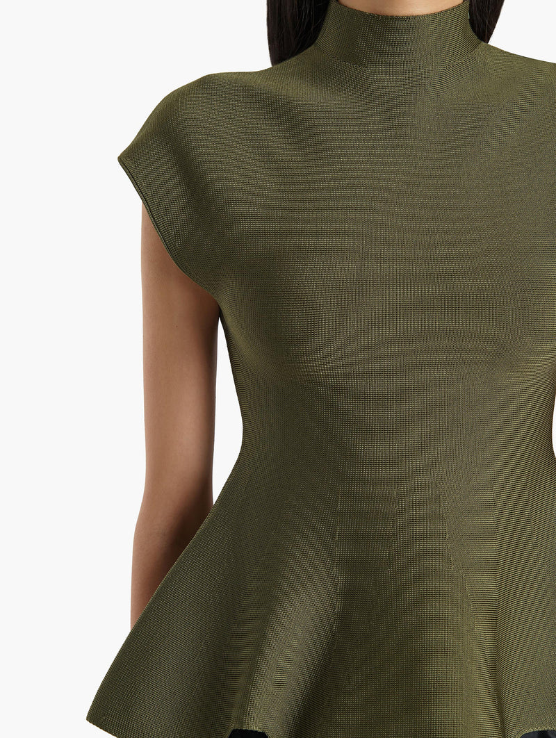 Andra Top in Olive