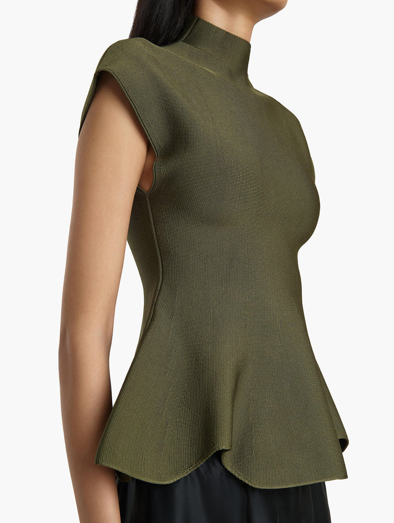 Andra Top in Olive