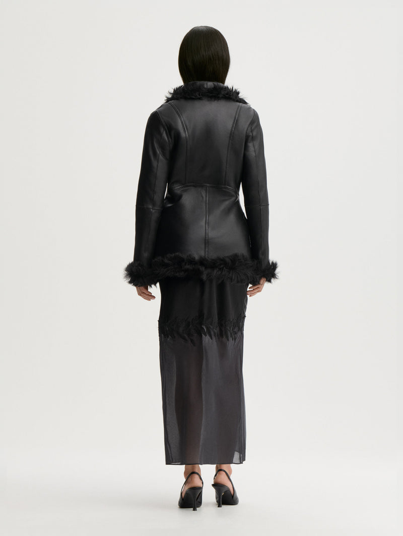 Angelina Maxi Skirt in Black