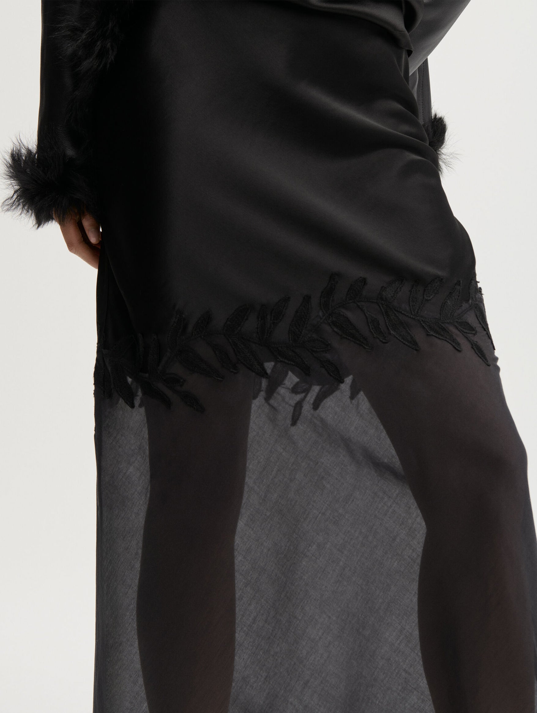Angelina Maxi Skirt in Black