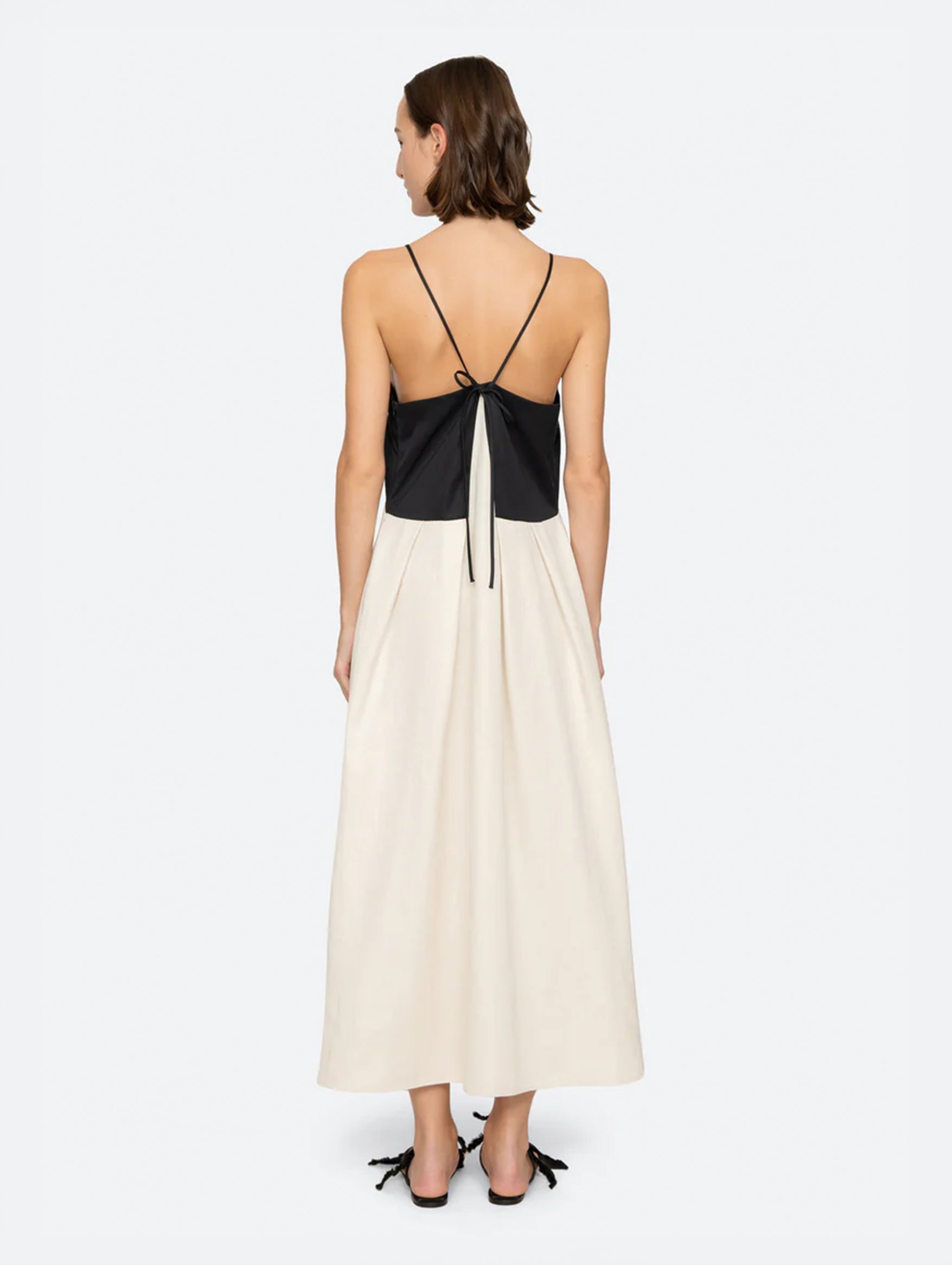 Angelina Maxi Dress in Black/White Multi – Muse Boutique