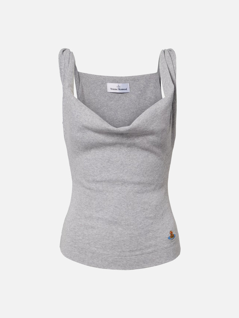 Anna Top in Grey Melange