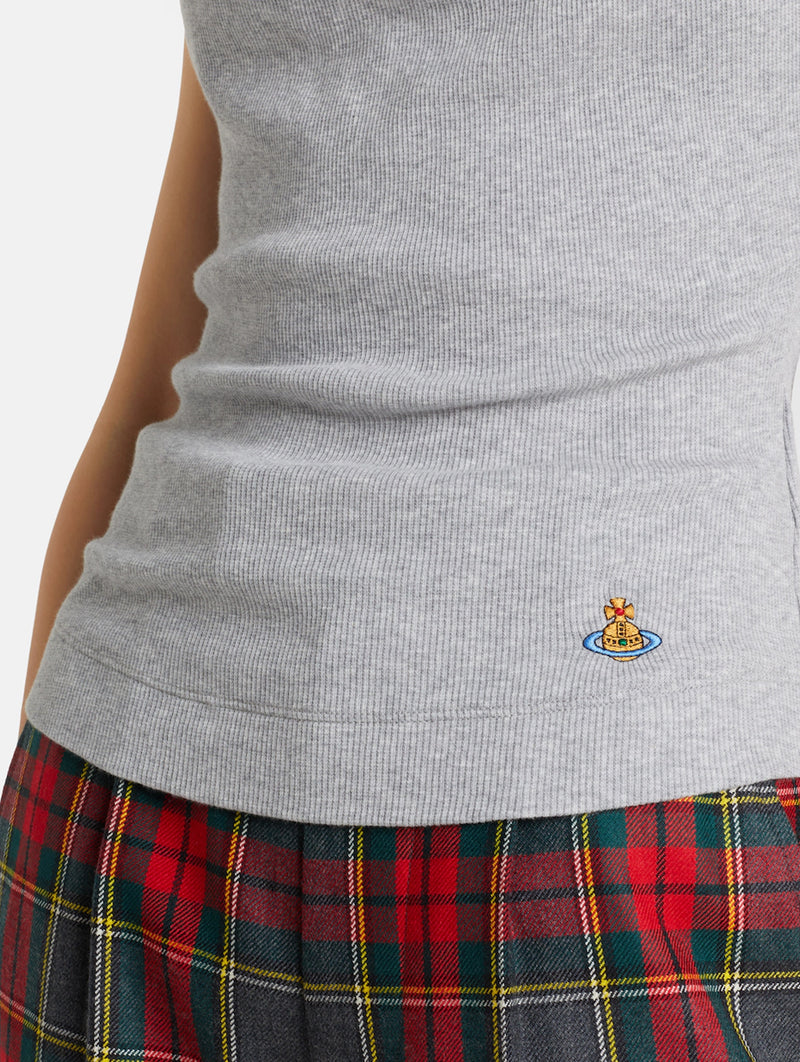 Anna Top in Grey Melange