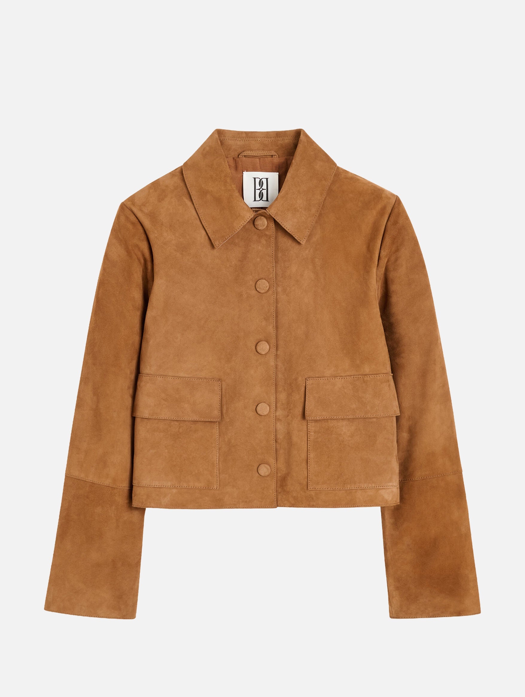 Annie Suede Jacket in Rusty Sand