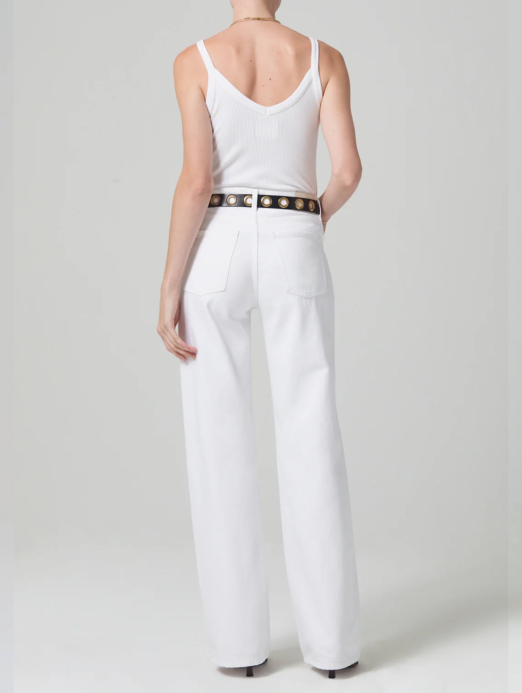 Anina Trouser Jean in Seashell